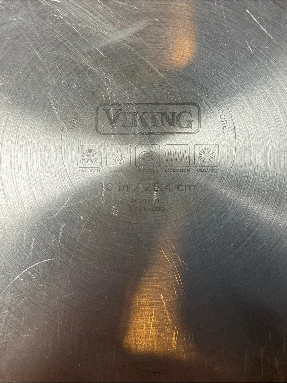 Viking 3-Ply Stainless Steel Frying Pans Skillet Lot 8” & 10” Induction